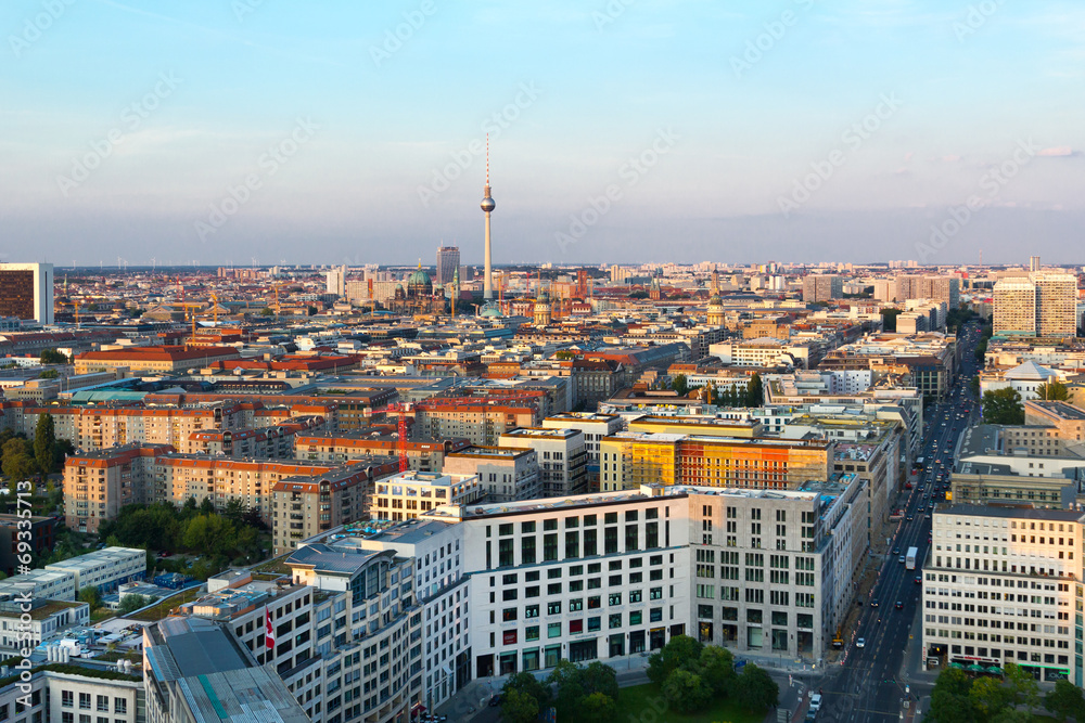 Naklejka premium Berlin von oben