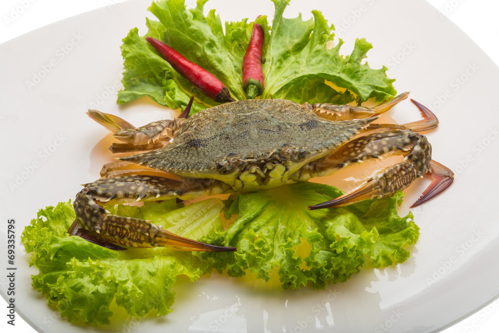 Raw crab Raw crab