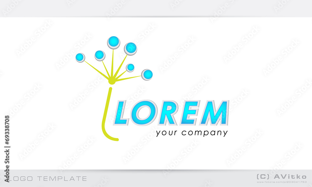 Fototapeta premium Abstract logo template