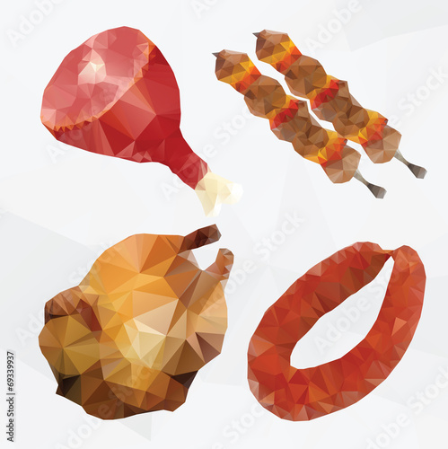 Meat food  set