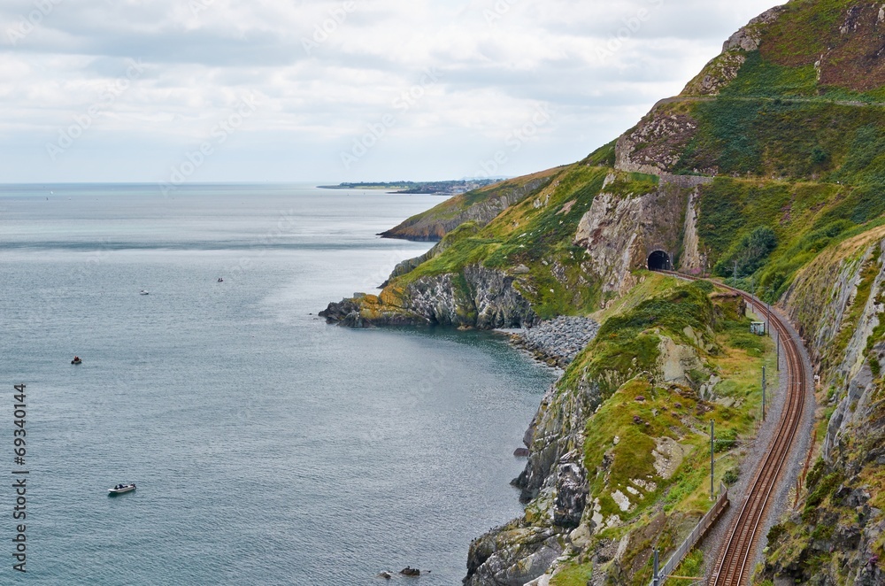 Obraz premium Bray Cliff Walk