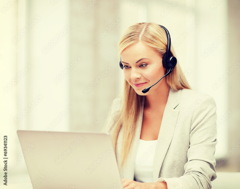 friendly female helpline operator friendly female helpline operator