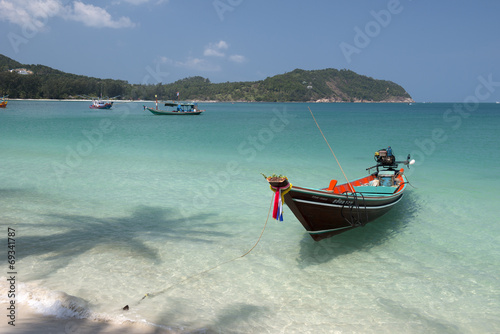 Long tail Boat at Chaloklum Bay