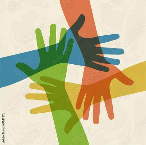 hands connecting