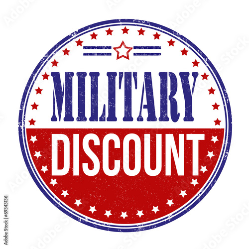 Military discount stamp