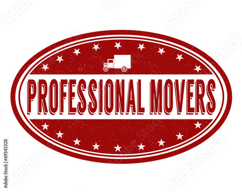 Professional movers stamp