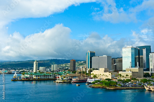 Beautiful view of Honolulu, Hawaii, United States © MF