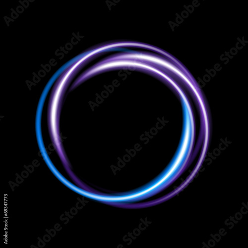 neon circle background