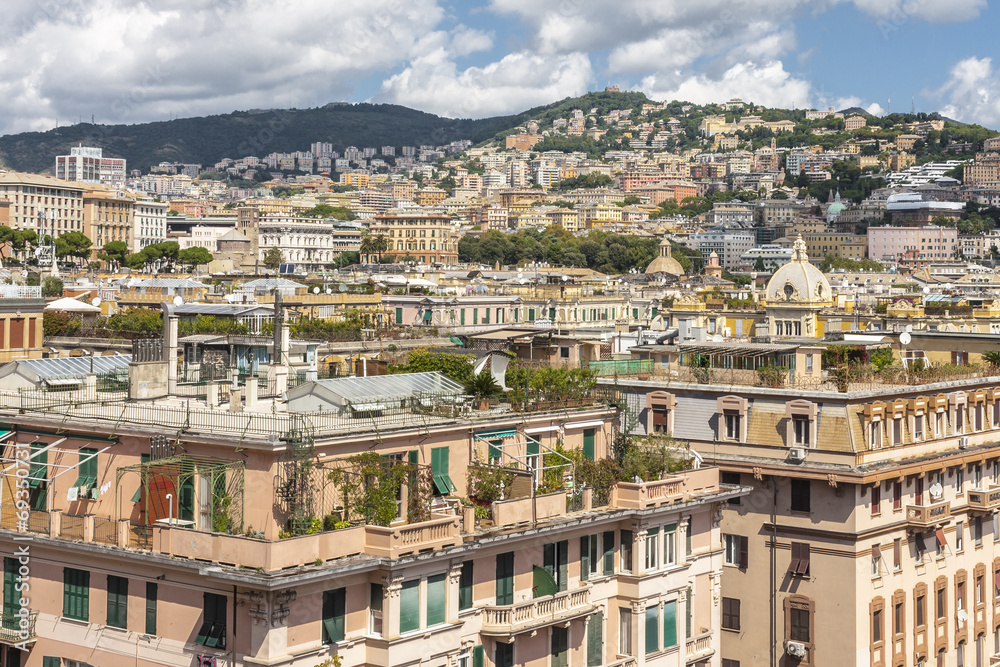 Obraz premium Genova dall'alto