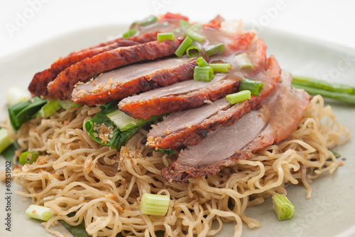 Sliced duck with noodles