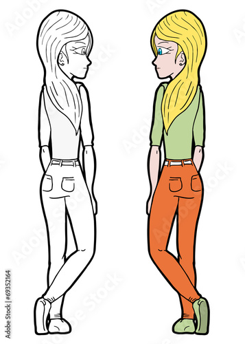 Model woman