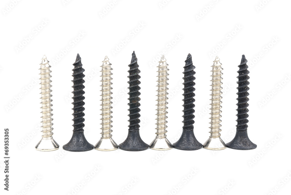 screw in white back screw in white back