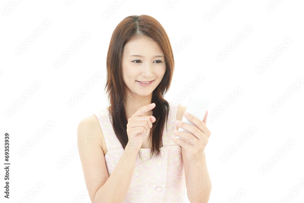 笑顔の女性 笑顔の女性