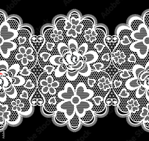 lace embroidery seamless border