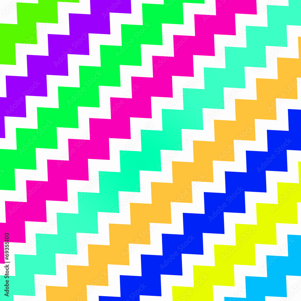 Seamless geometric pattern with zigzags