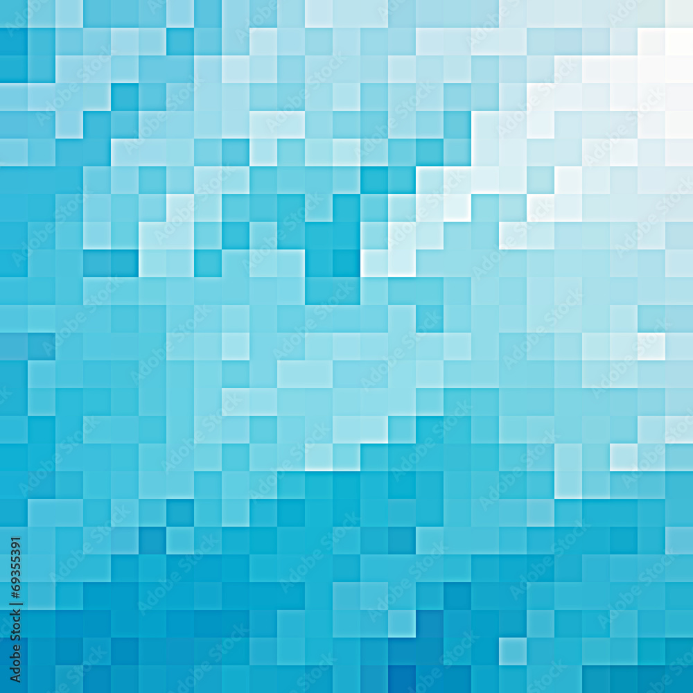 Turquoise abstract pixel background Turquoise abstract pixel background