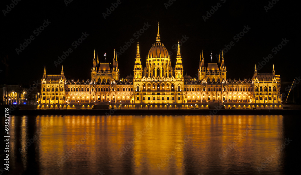 Hungarian Parliament building.