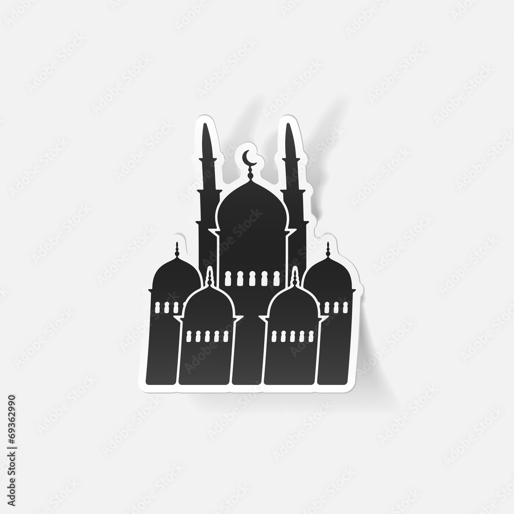 Obraz premium realistic design element: mosque