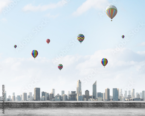 Flying balloons