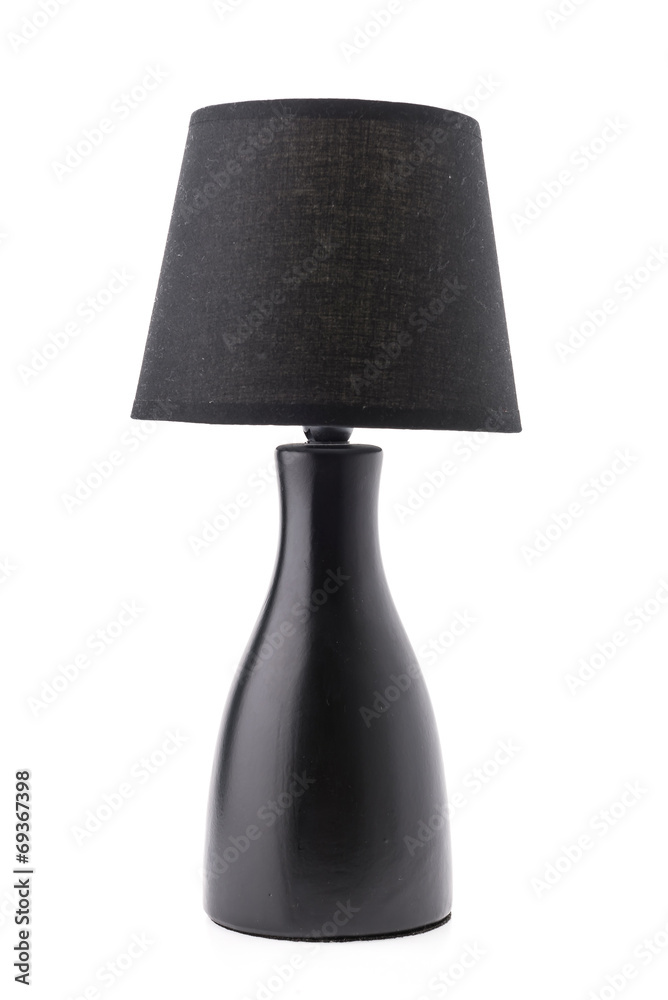 Table lamp isolated on white Table lamp isolated on white