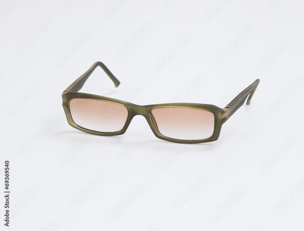 Fototapeta premium Eyeglasses on white background