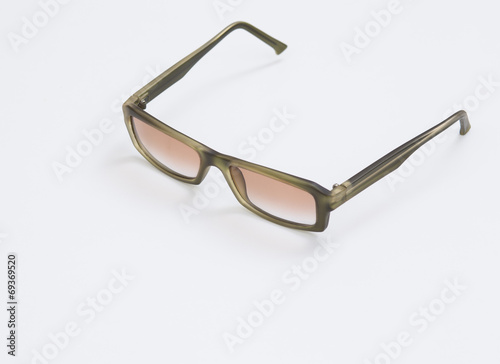 Eyeglasses on white background