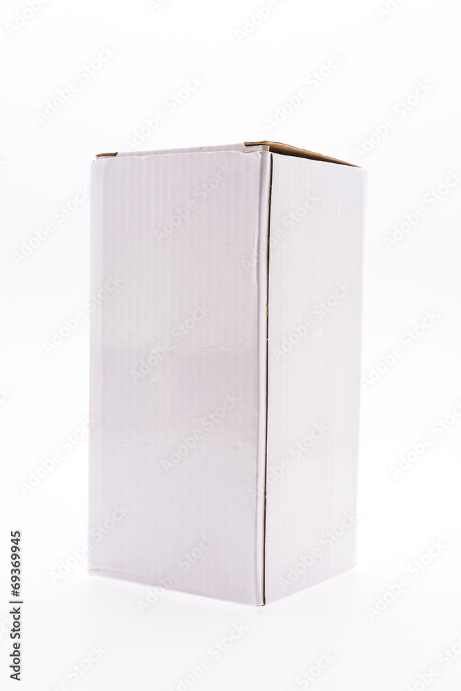 Box isolated on white