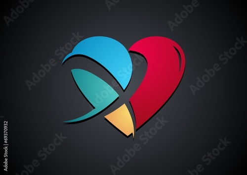 religious,logo,cross,spirit,heart,plus,care,wellness,health,love