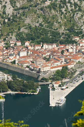 Kotor bay is most beautiful place in Montenegro photo
