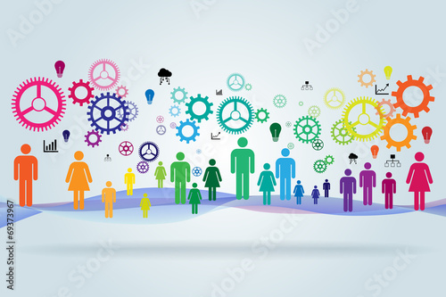 Teamwork concept