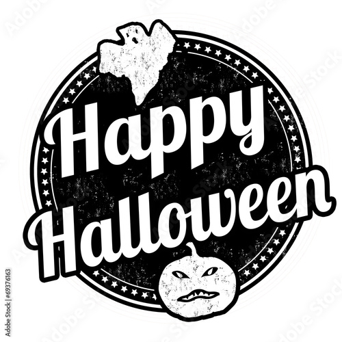 Happy Halloween stamp