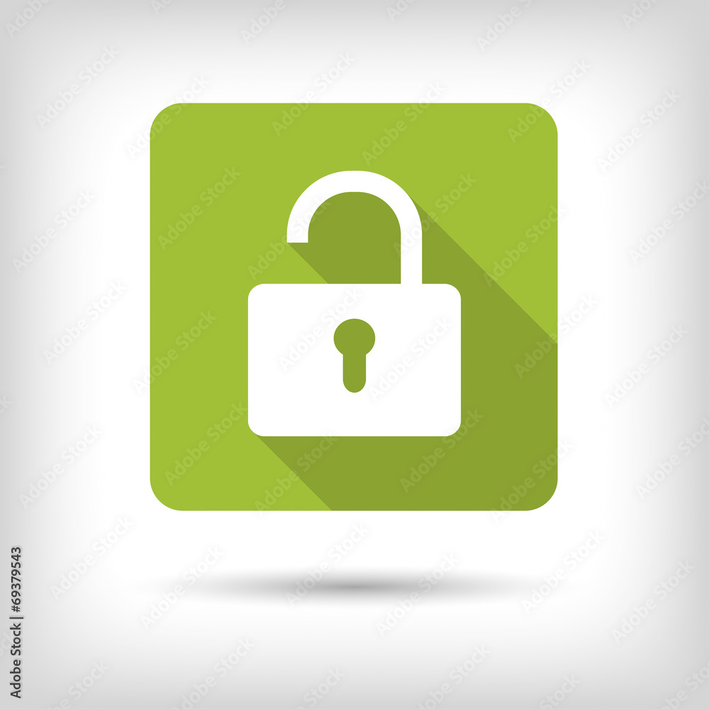 Open padlock. App Open padlock. App