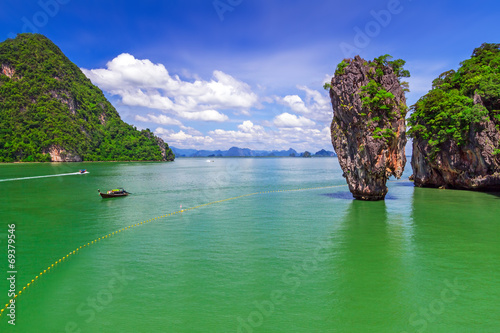 Ko Tapu rock on James Bond Island, Phang Nga Bay, Thailand