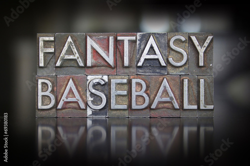 Fantasy Baseball Letterpress