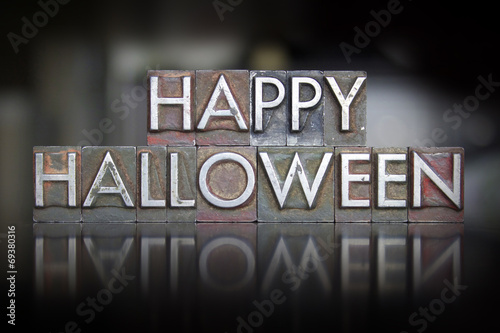 Happy Halloween Letterpress