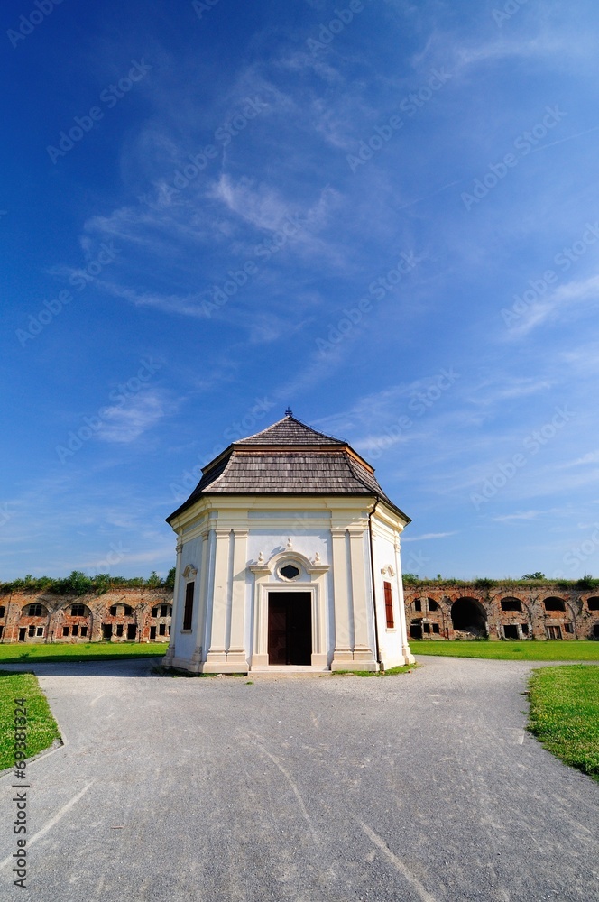 Catholic chapel in a complex of old fortress Catholic chapel in a complex of old fortress