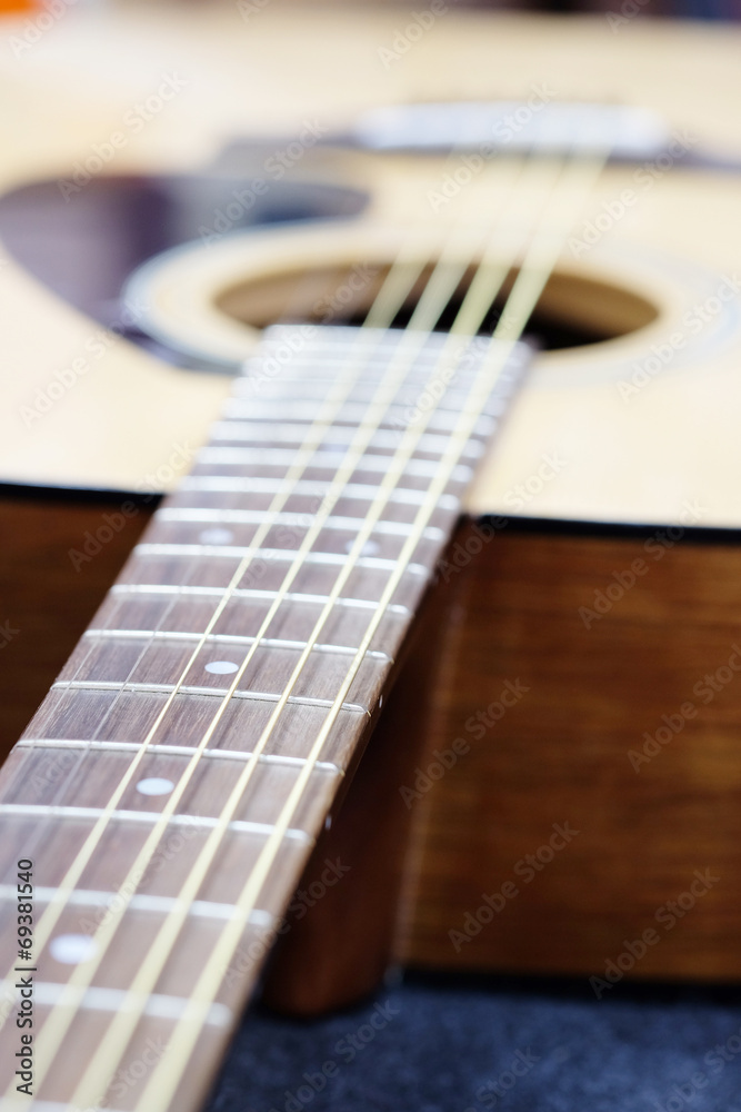 Fototapeta premium The image of acoustic guitar
