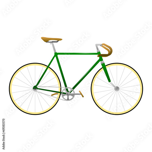 Vintage bike vector