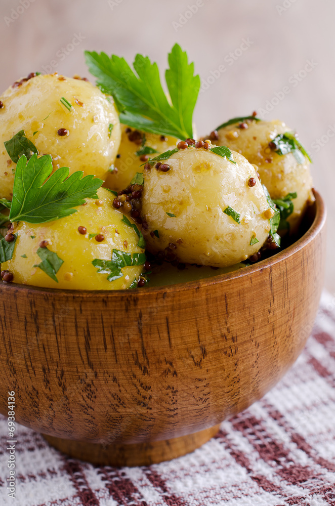 Salad new potatoes Salad new potatoes