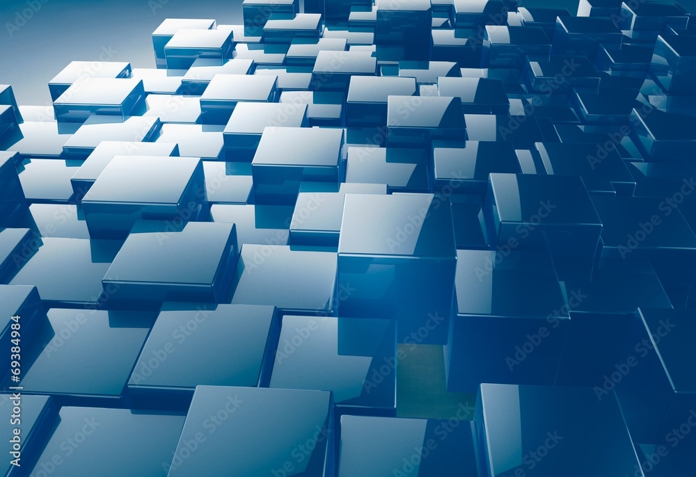 shiny cube pattern abstract background