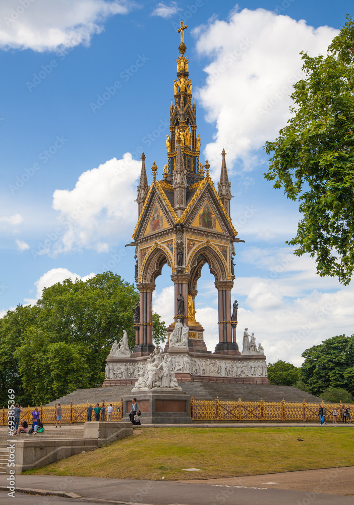 London, Prince Albert monument in Hyde park