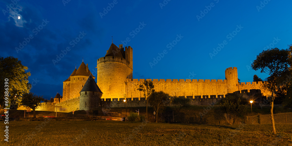 Blaue Stunde Carcassonne