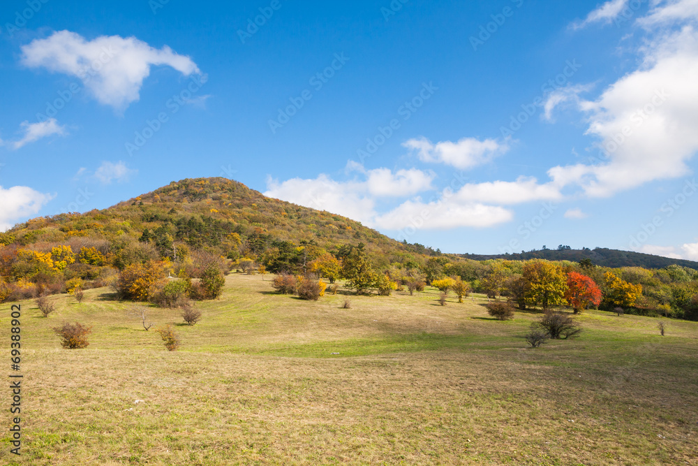 Fototapeta premium Autumn mountains landscape