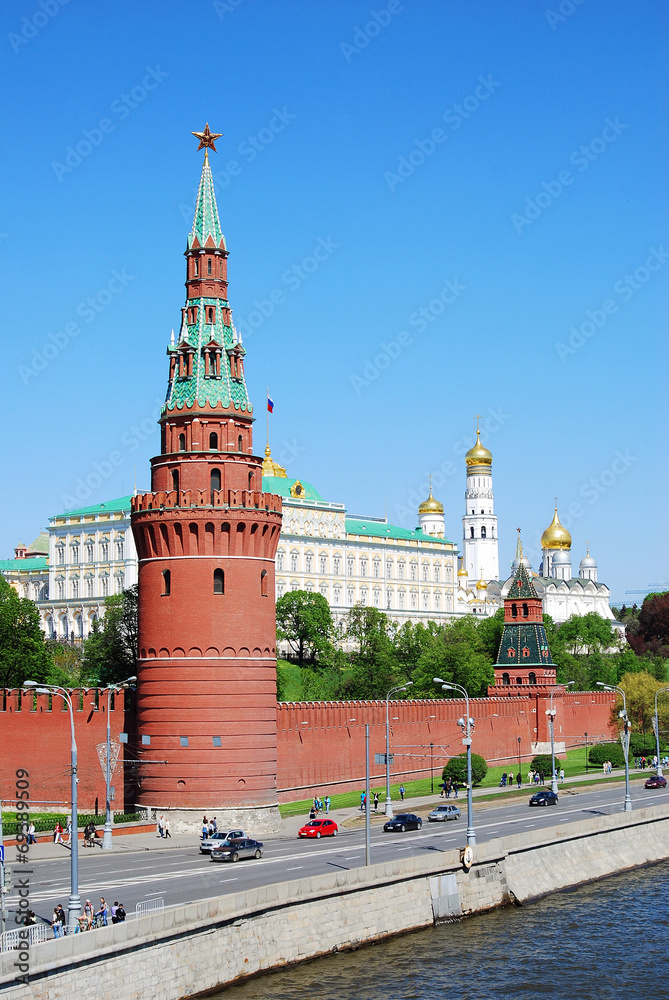 The Moscow Kremlin. UNESCO World Heritage Site.