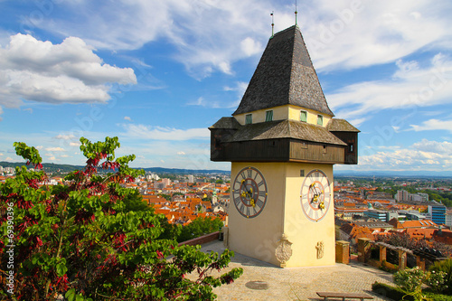 Uhrturm in Graz photo