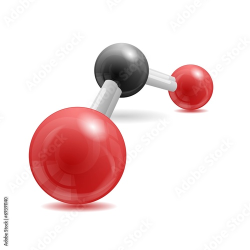 CO2 Carbon Dioxide molecule photo