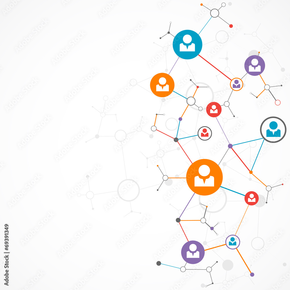 Network concept / Social media Network concept / Social media