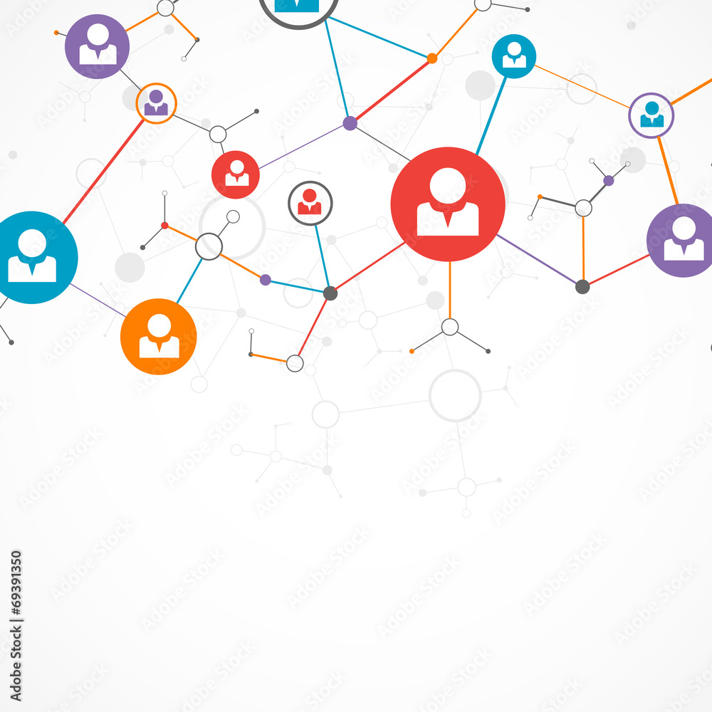 Network concept / Social media Network concept / Social media
