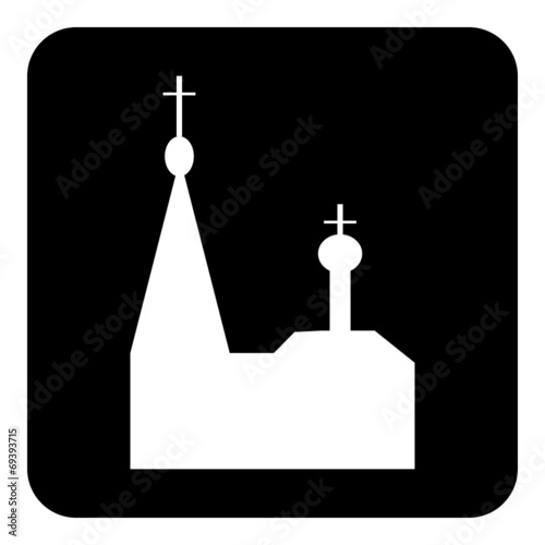 Orthodox church button