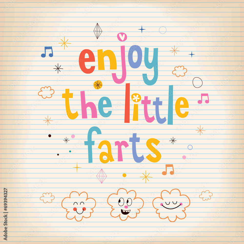 Enjoy The Little Farts card